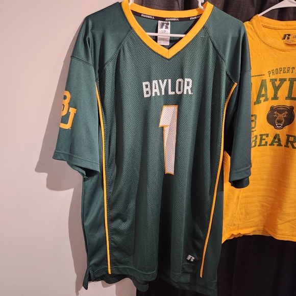 Baylor Bears Russel Athletics Bundle Lot of (3) Size XL Shirt Jersey Hoody - Picture 3 of 12